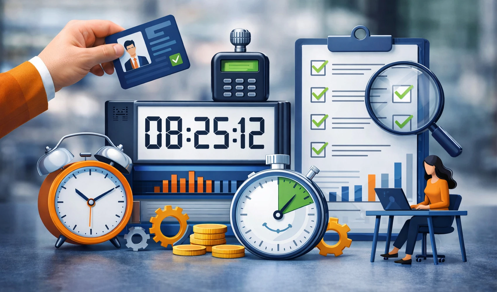 Einfache Arbeitszeiterfassung